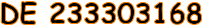 DE 233303168